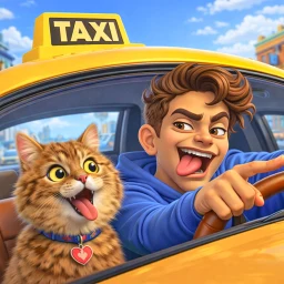 Ikon Taxi Prank Chaos Driver Game